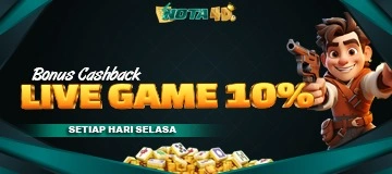 CASHBACK LIVEGAME 10%